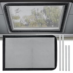 funomo RV Vent Bug Screens, 23 ¼" (L) x 15