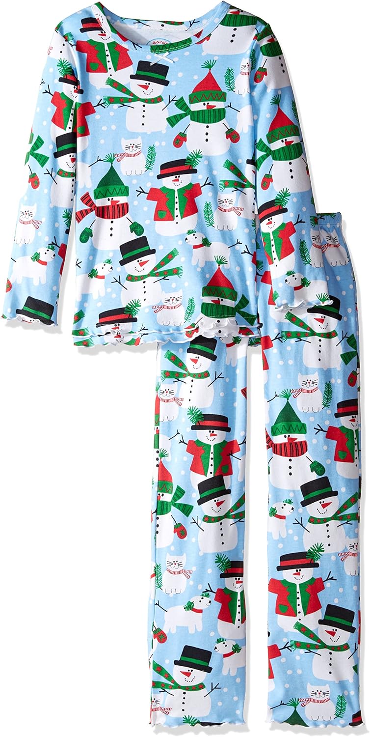 girls ruffle pajamas