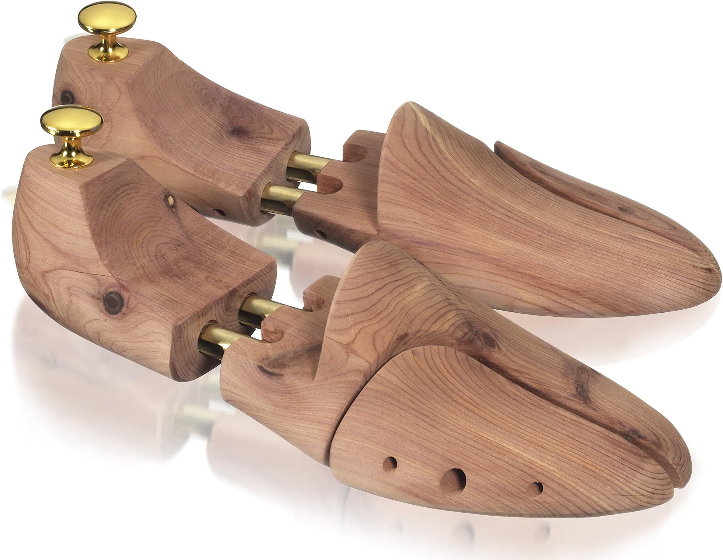 Seeadler Premium Shoe Tree (1x Pair) - Jefford Edition – Created from the Finest Canadian Red Cedar with Double-Telescopic Spring Design – 5 Year Warranty Included