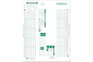 PRECISION DATA PRODUCTS 884 E Compatible Test Forms, PDP-200 question exam Sheet. (50 Sheet Pack)