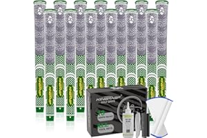 KINGRASP Premium Rubber Golf Grips 13 Pack, Anti-Slip，Super Stability,Cord Rubber, Golf Club Grips,Standard/MidSize/Oversize,13 Grips with All Kits