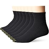 Gold Toe Men's Cushioned Cotton Quarter Ext 7-Pack