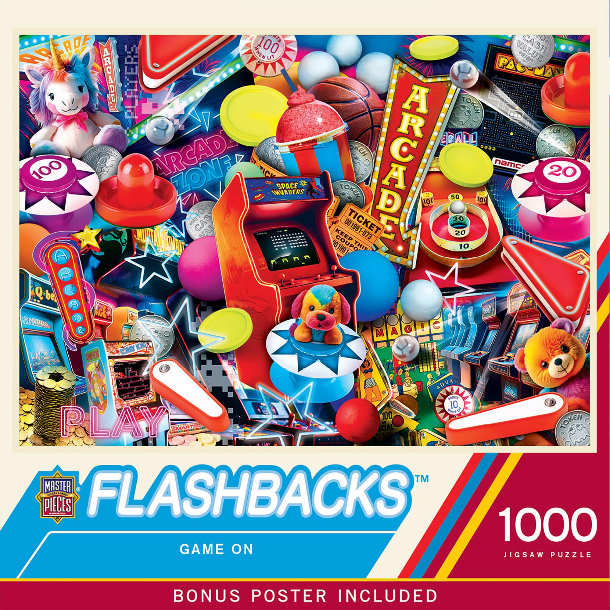 Masterpieces Game On Jigsaw Puzzle - 1000 Pieces for Adults, Family - Ages 15+