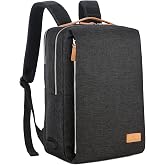 Nordace Siena Smart Backpack with USB Charging - 15.6 Inch Laptop Backpack, 19L Daily Backpack for Travel, Everyday, or Work (Black)