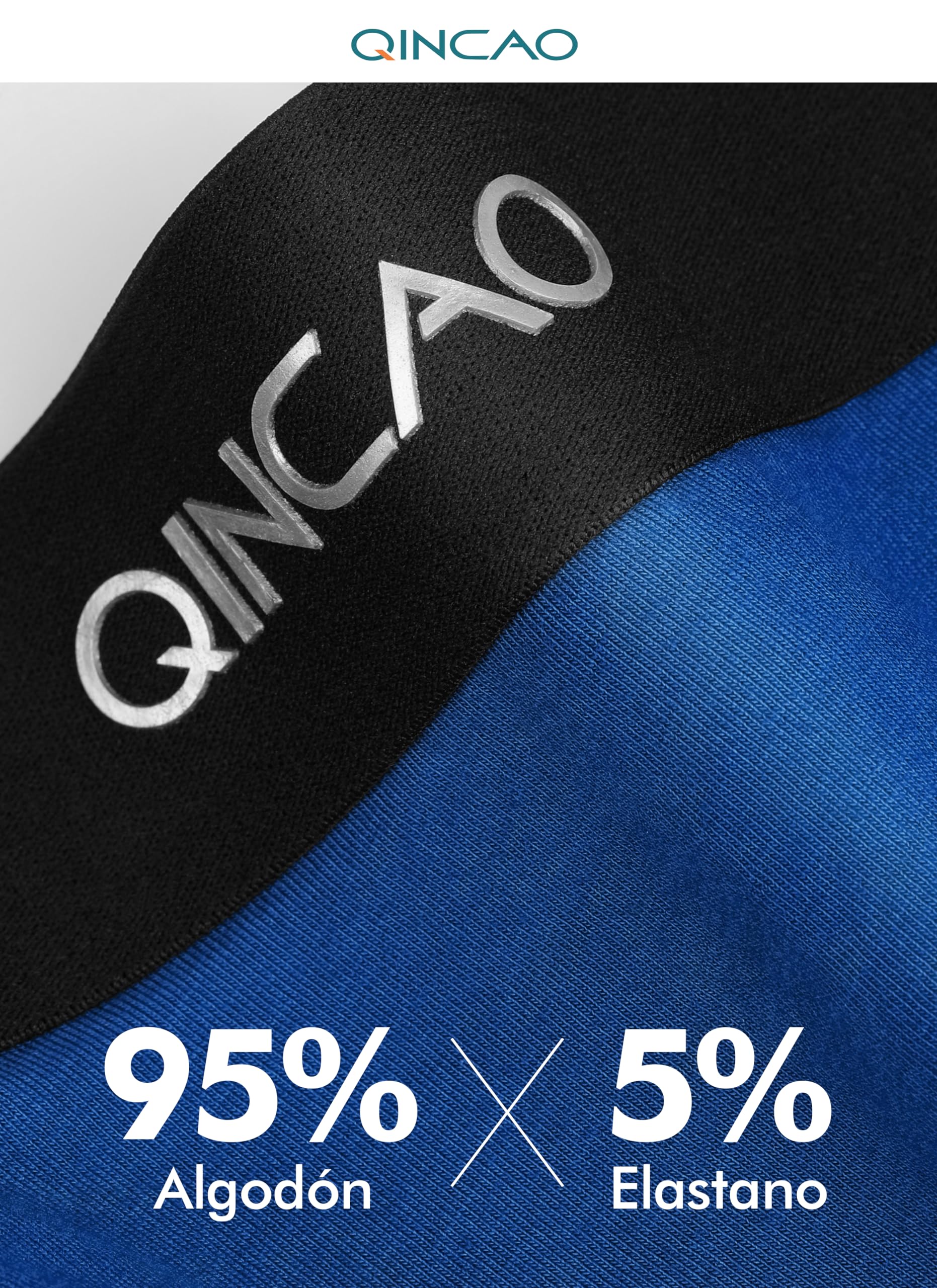 QINCAO Boxershorts Herren 6er Pack Ohne Kratzenden Zettel Männer Unterhosen Unterwäsche Boxer Baumwolle(Gr. S - 4XL) 6
