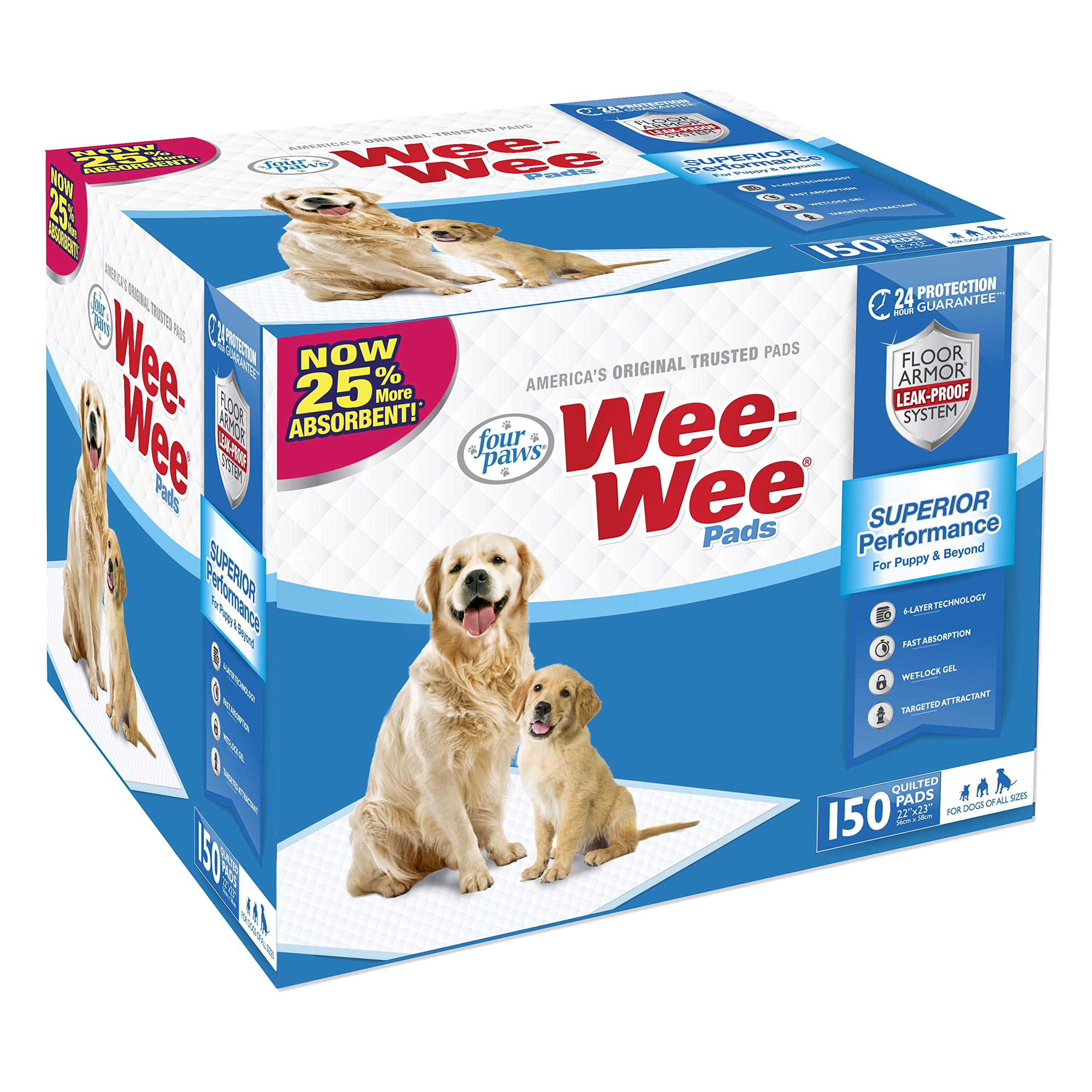 Wee Wee Puppy Pee Pads for Dogs