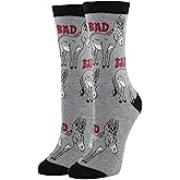 ooohyeah Womens Novelty Funny Animal Crew Socks, Fun Saying Causal Cotton Socks, Cute Colorful Dress Socks, Size 5-10