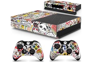 giZmoZ n gadgetZ STICKERBOMB Console Skin Decal Sticker for Xbox + 2 Controller Skins Compatible Xbox One & Kinect