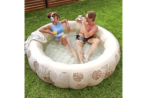 SLOOSH Inflatable Swimming Pool,5.5ft x 20 Inch Full-Sized Blow Up Durable Thickened Luxury Above Ground Family Pool with Com