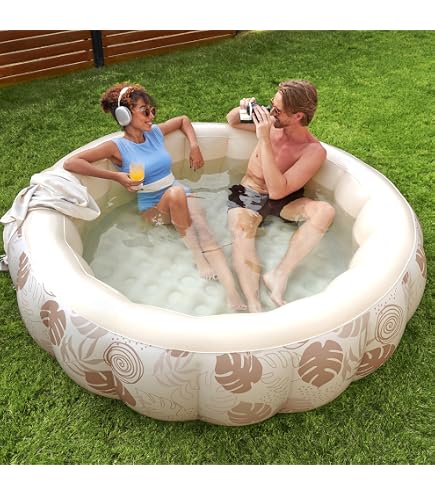 Piscine Gonflable Bébé Rétro – Style Mignon, épais, Non Toxique – Pour Intérieur/extérieur – 3 à 6 Ans