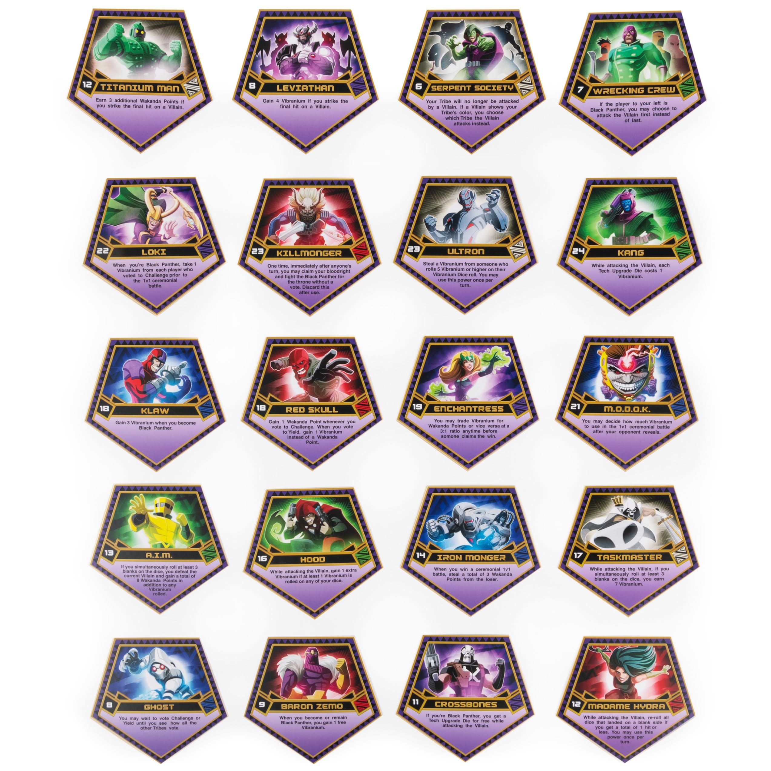 Spin Master Games Marvel Wakanda Forever, Black Panther Dice-Rolling Game for Families, Teens and Adults