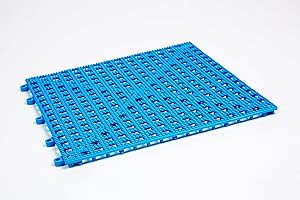 Dri-Dek® Pickup Truck Bed & Service Work Truck Compartment Liner - 1'x1' Interlocking Mats (12-Pack, Pool Blue)
