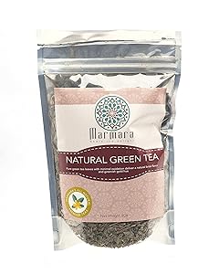 Marmara Green Leaf Tea All Natural Pure Herbal Aromatic Loose No Sugar No Caffiene 4 Oz Makes 20 -30 CupsGreen Leaf Tea