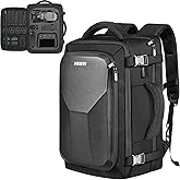 PEKREWS Mavic 3 Pro Case, Mavic 3 Case, Expandable Carry On Drone Bag for DJI RC/Pro/N1 Controller, Travel Large Capacity RC Pro Backpack Fits 17.3 Inch Laptop and DJI Fly More Combo Accessories
