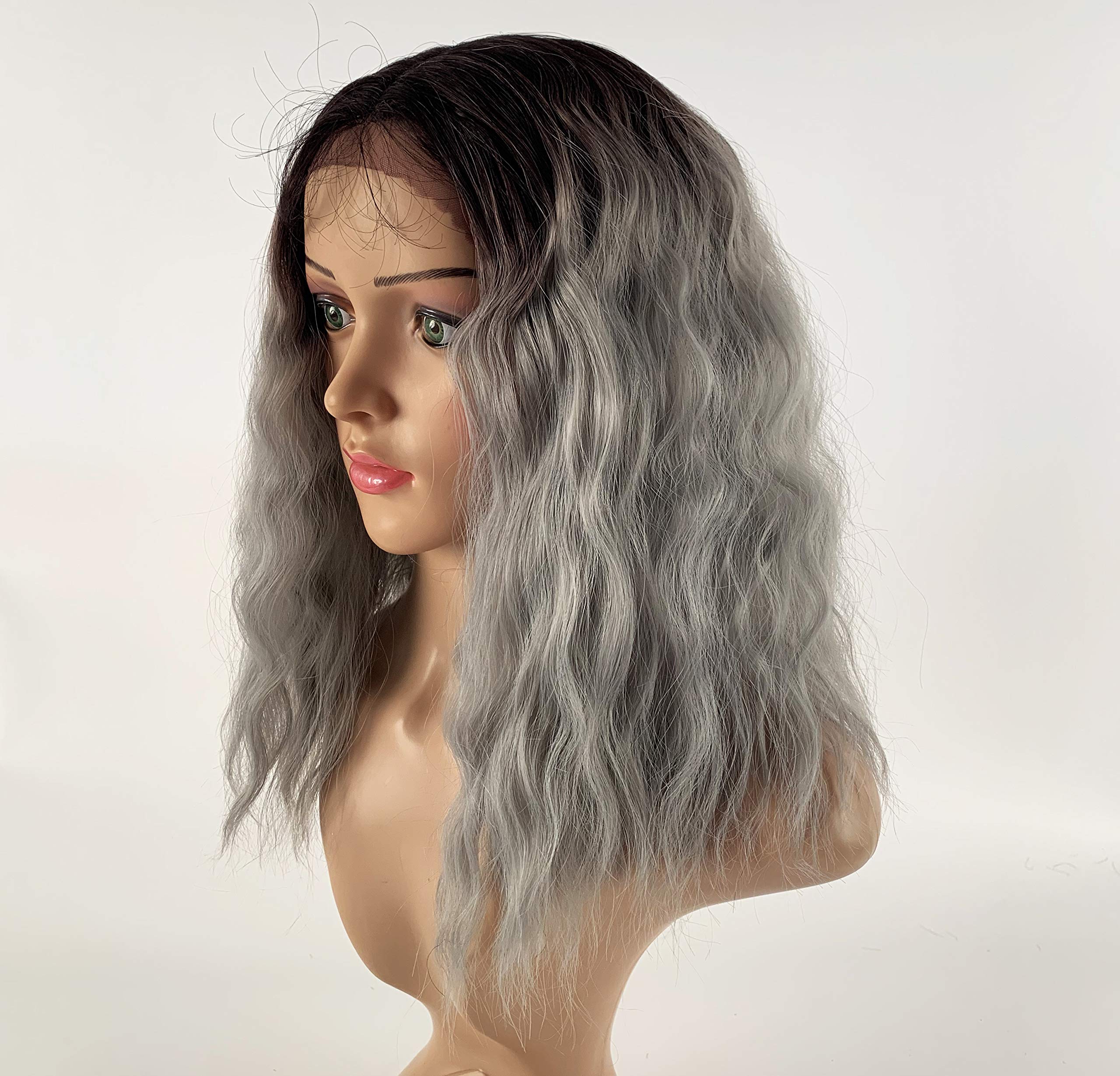 SLEEK Lace Front Wigs With Baby Hair 15’’ Shoulder Length Nature Loose Synthetic SPOTLIGHT 101 ABBIE lace wig Centre Part 4'' Deep Lace Heat Resistant Fiber150g-TT4/60