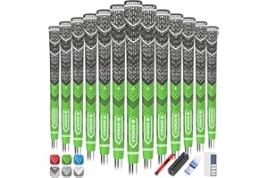 Gowolf Golf Grip Cord Rubber Multi-compound Golf Driver Irons Club Choose 13 Grips with 15pcs Tapes Or Full Kit choose one