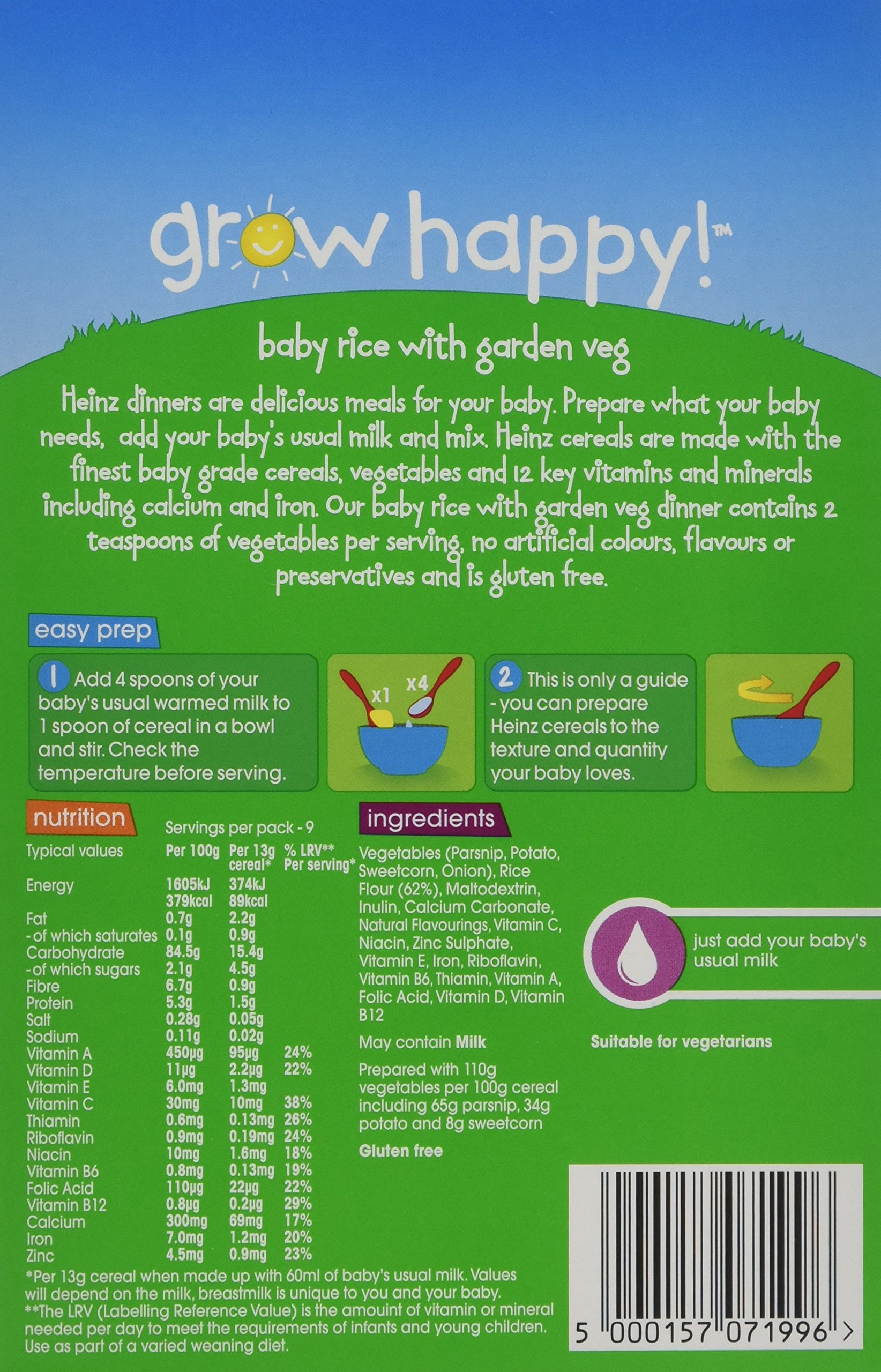 baby rice with garden veg