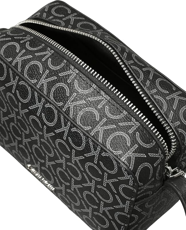 Sac à Bandoulière Femme Ck Must Camera Bag Mono Petit, Noir (Black Mono), Taille Unique
