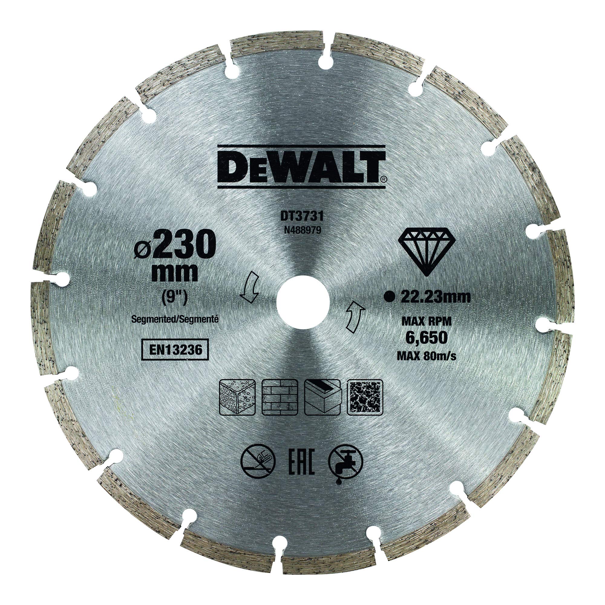 DeWalt DT3731-QZ Diamond Wheel, Yellow