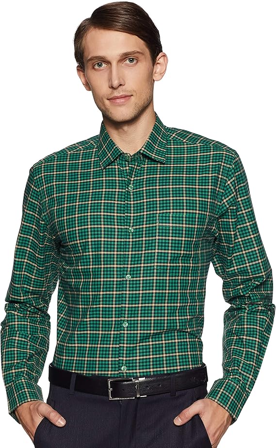Buy Diverse Men's Checkered Slim fit Formal Shirt (DCMFF01SC11L05837
