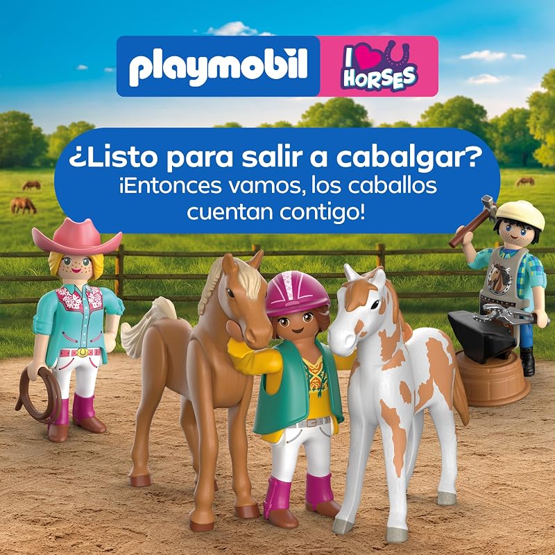 | I Love Horses | Establo pequeño con herrador | Box para Caballos con fragua Luminosa, Herramientas y Accesorios de Cuidado del Caballo | para niños a Partir de 4 años | 72131 — foto 7 de 7