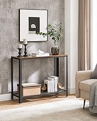 VASAGLE Console Table, 2-Tier Entryway Table with