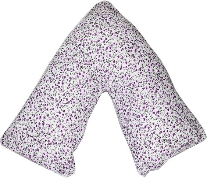 V Pillowcase for V Shaped Pillows Printed V Pillow Case Cover Only