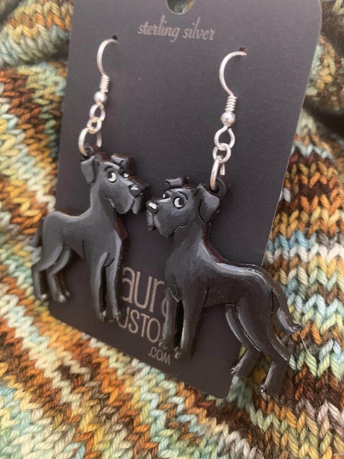 great dane earrings