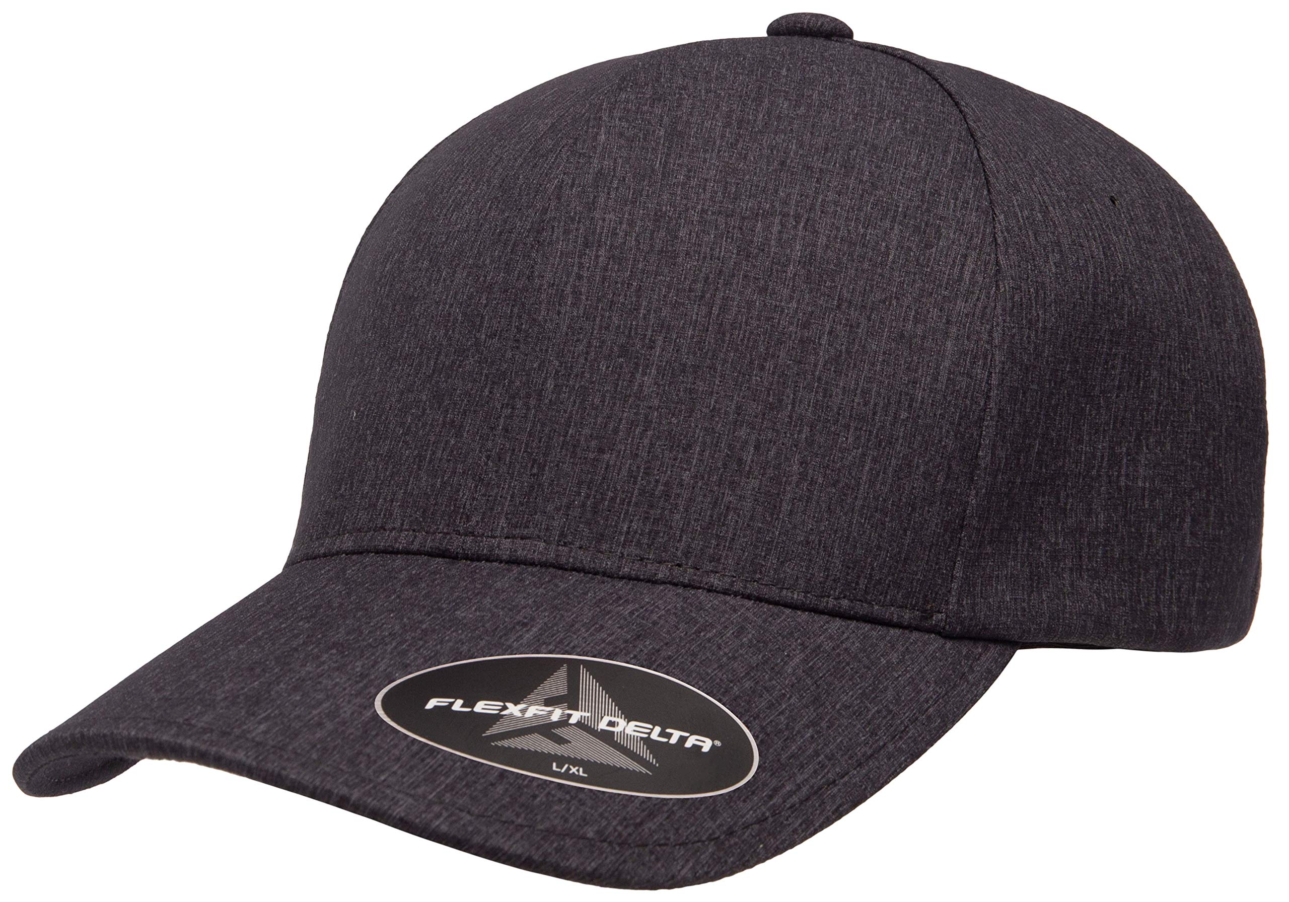 Photo 1 of Flexfit Men's Delta Seamless Baseball Cap, Melange Charcoal, Large-X-Large