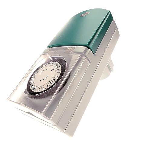 Zeitschaltuhr Aussenbereich mechanisch 1 Stück – Analoge Outdoor Zeitschaltuhr erfüllt ihren Zweck zuverlässig – einfache Bed