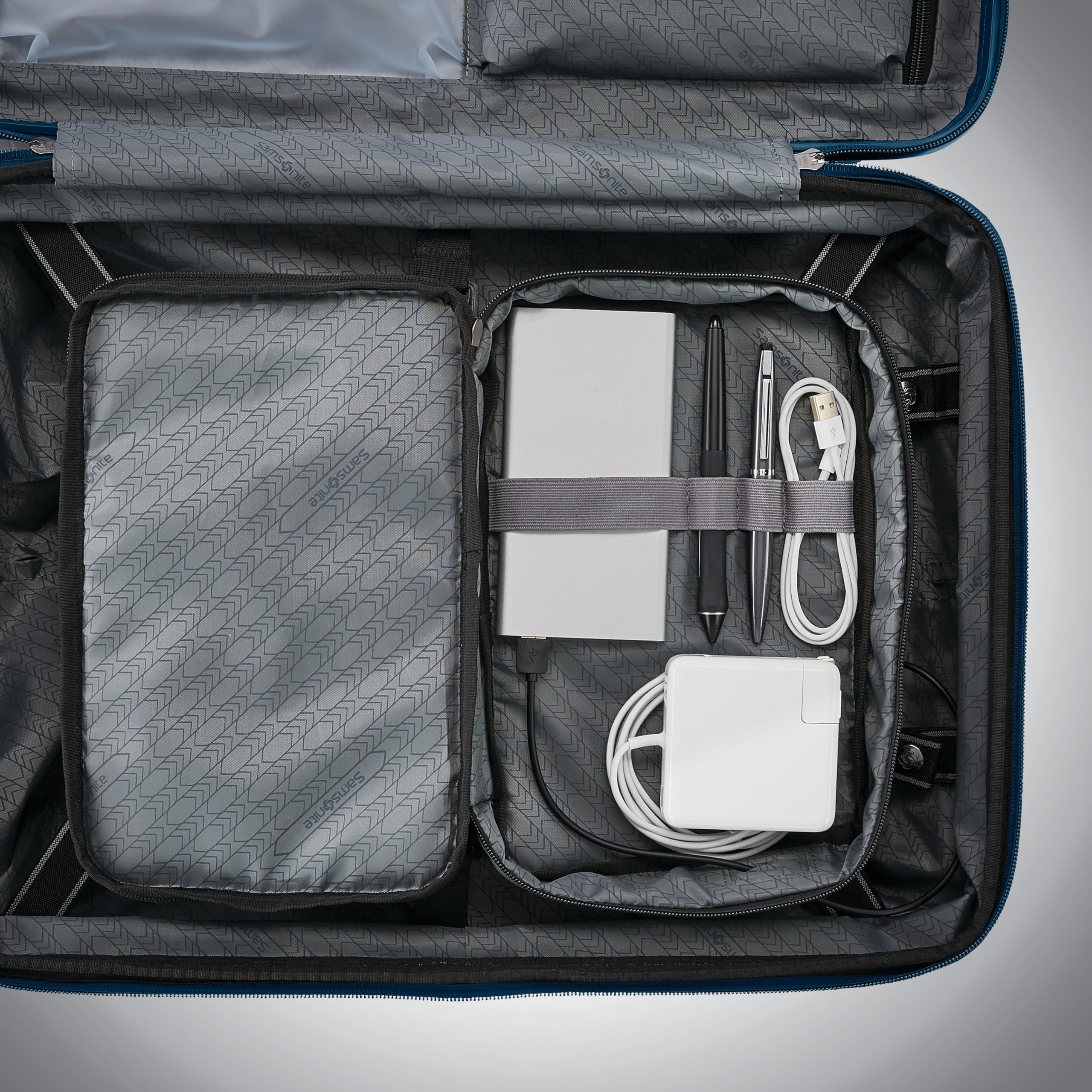 Samsonite Stryde 2 Hardside Expandable with Double Spinner Wheels, 2PC SET (22X14X9/LG), Deep Teal