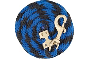 Weaver Equine Performance Lead Rope, Long Horse Lead Rope with Quick Halter Attachment, Soft Comfort Grip, Barn Horse Tack fo