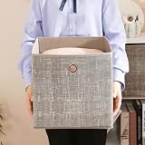 SONGMICS Storage Boxes Set of 6 30x30x30 cm Non-Woven with Handles view 4