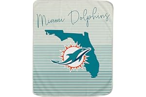 Pegasus Sports Officially Licensed NFL State Stripe Blanket, 60" x 70