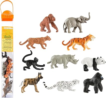 Amazon Com Safari Ltd Toob Especies Amenazadas Animales