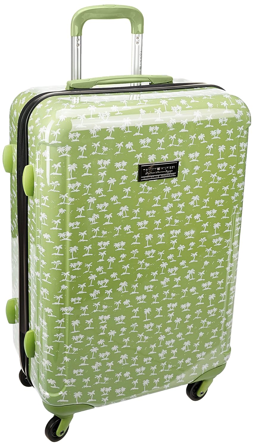 palm tree hard suitcase