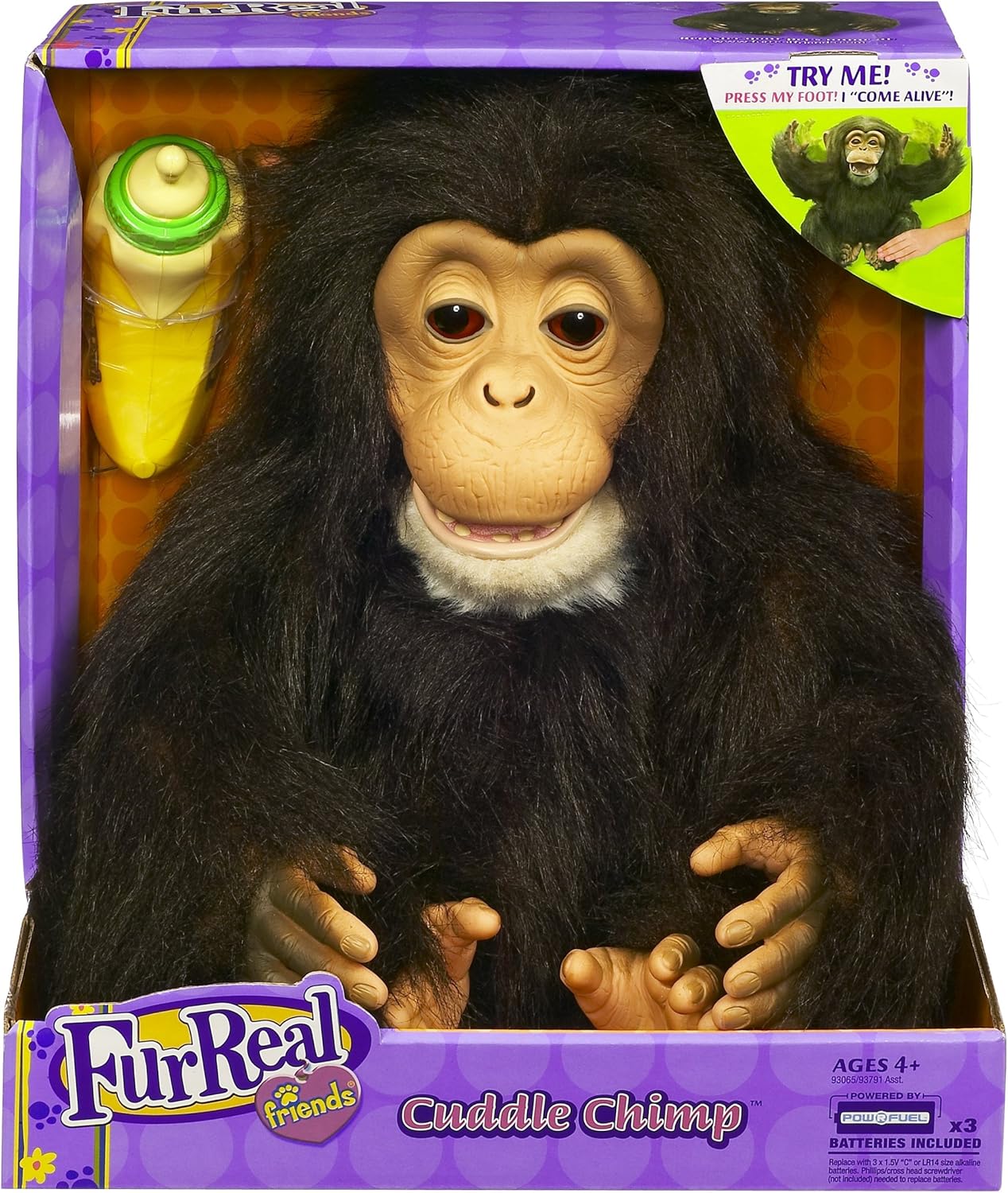 furreal cuddle chimp
