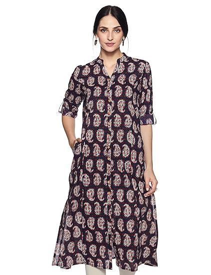 Women's Cotton A-Line Kurti