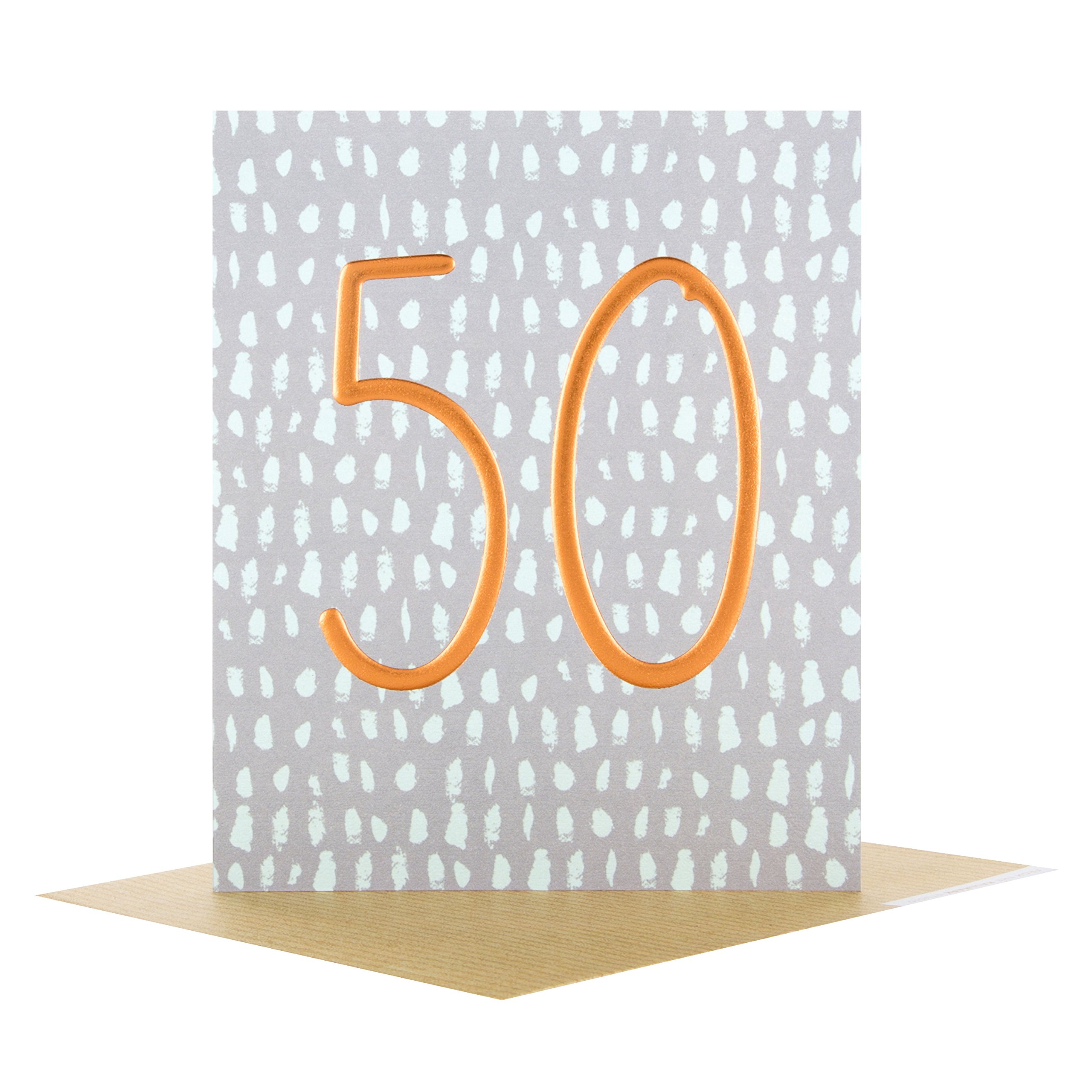 Hallmark 25507462 50th Birthday Studio Card "Blank" - Small