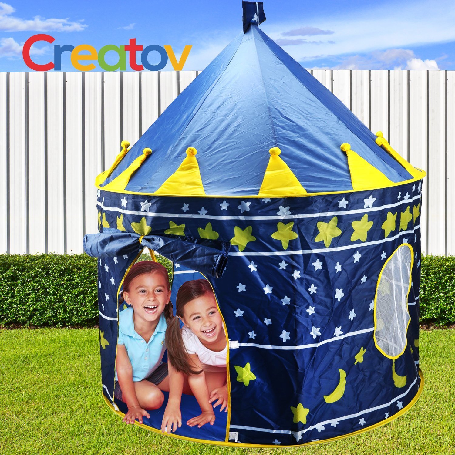 NEW Girls Boys Prince Castle Pop Up Play Tent House GIFT For Kids And