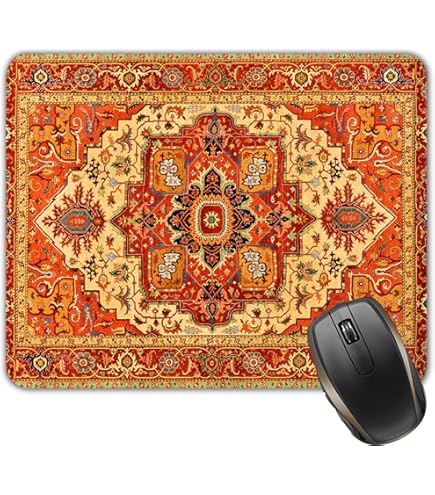 Brown Bear Mouse Pad 7.9x9.5 Inch - Anti-Slip Rubber Base Computer Mat For Office & Gaming
