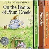 Little House 4-Book Box Set: Little House in the Big Woods, Farmer Boy, Little House on the Prairie, On the Banks of Plum Cre
