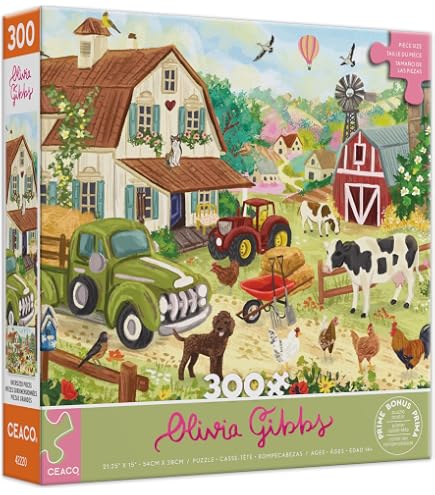 Trefl Puzzle EasyPiece – Pueblo Navideño – 300 Piezas Grandes – Fácil De Armar – Para Adultos Y Niños A Partir De 10 Años