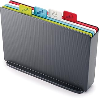 Joseph Joseph Index - 4-teiliges Schneidebrett-Set, regulär - graphit