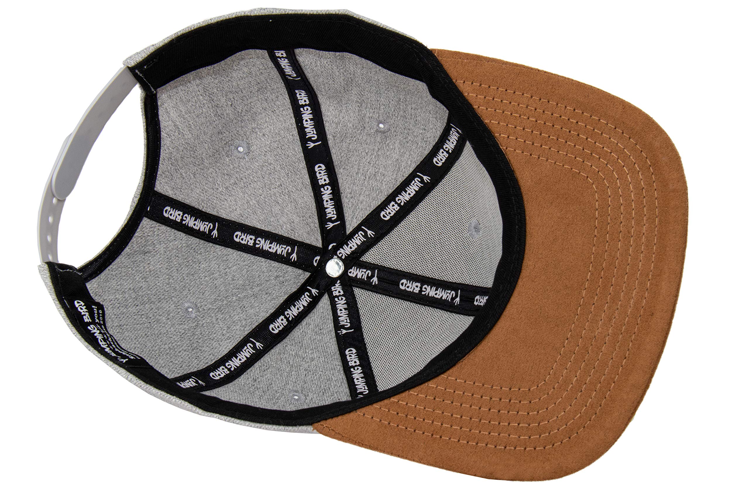 Jumping Bird Baseball Cap Herren Watzmann Hellgrau • Outdoor Snapback Cap für Wanderung & Alltag • Individuell verstellbar 54-62 cm • Kappe 4