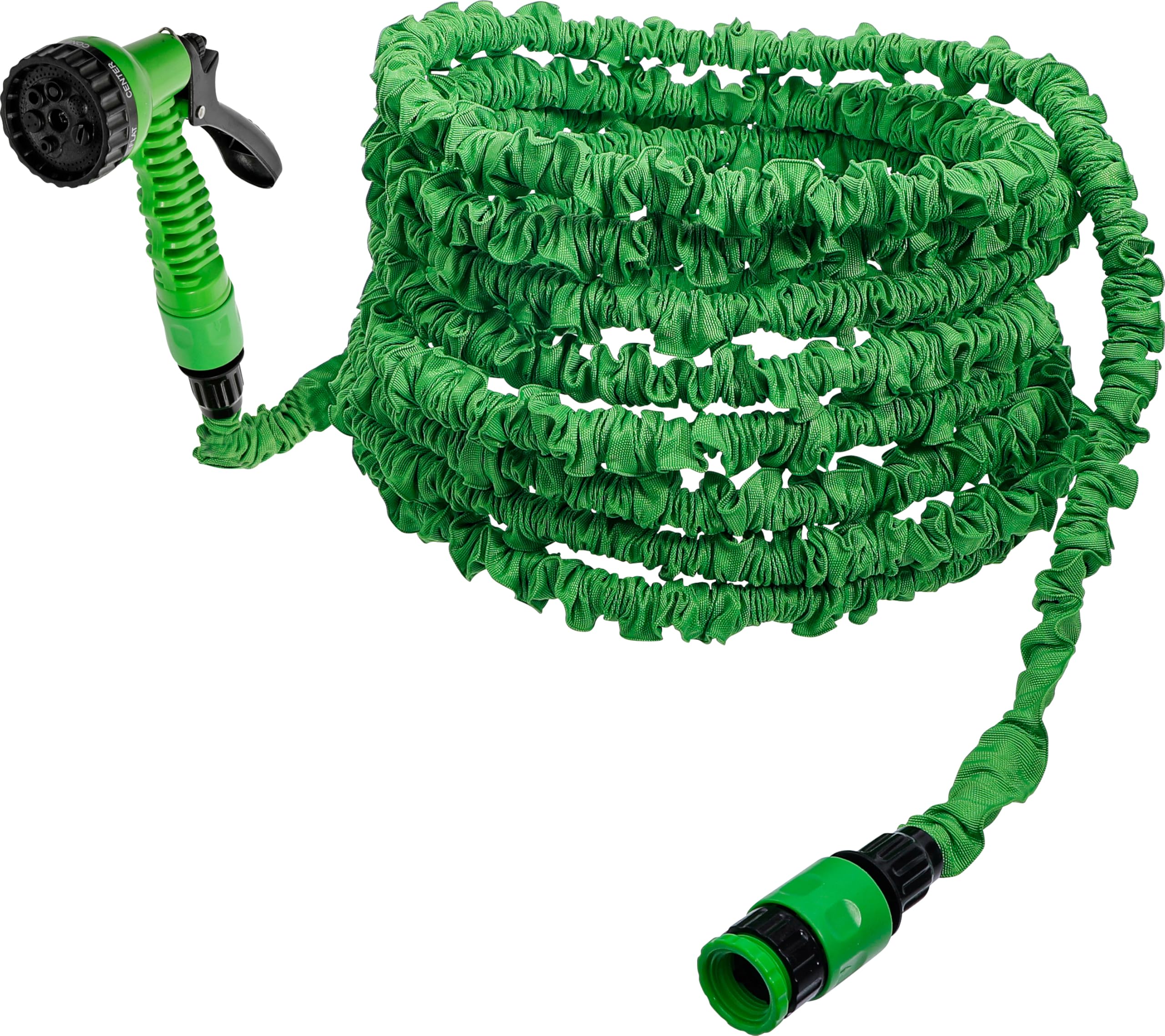 BGS Diy 70904 | Water Hose | Textile | flexible | with Garden Hand Shower with 7 Functions | 7,5 - 22 m