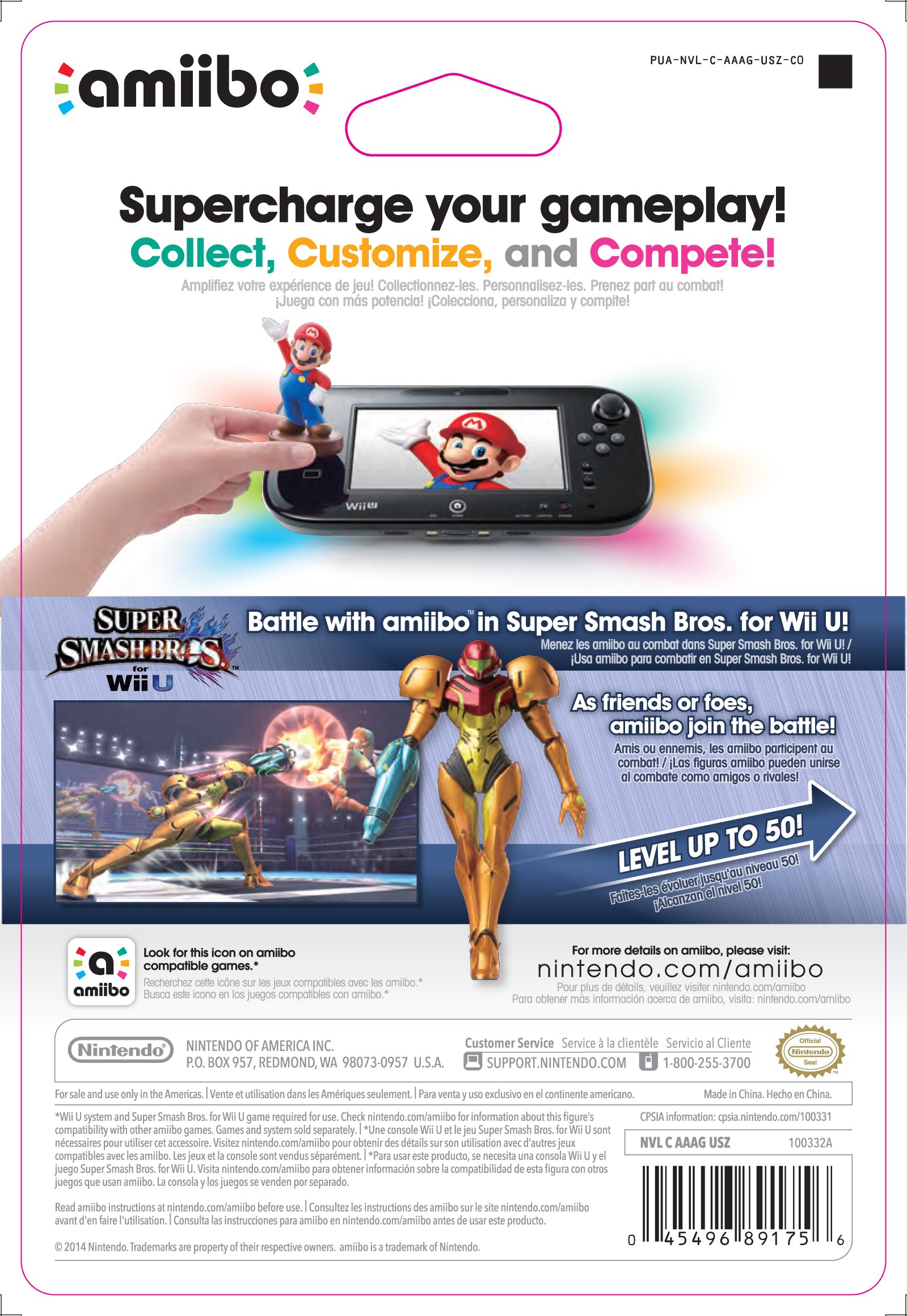 Nintendo Samus amiibo - Nintendo Wii U