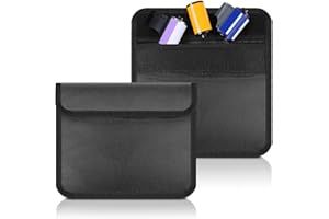 Cosblank 2 Pieces Filmguard Bag Waterproof Storage Carrying Case Xray Proof Bags Film X-Ray Protector Radiation-resistant Bag