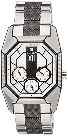 Chronograph White Dial Mens Watch - 1658KM01