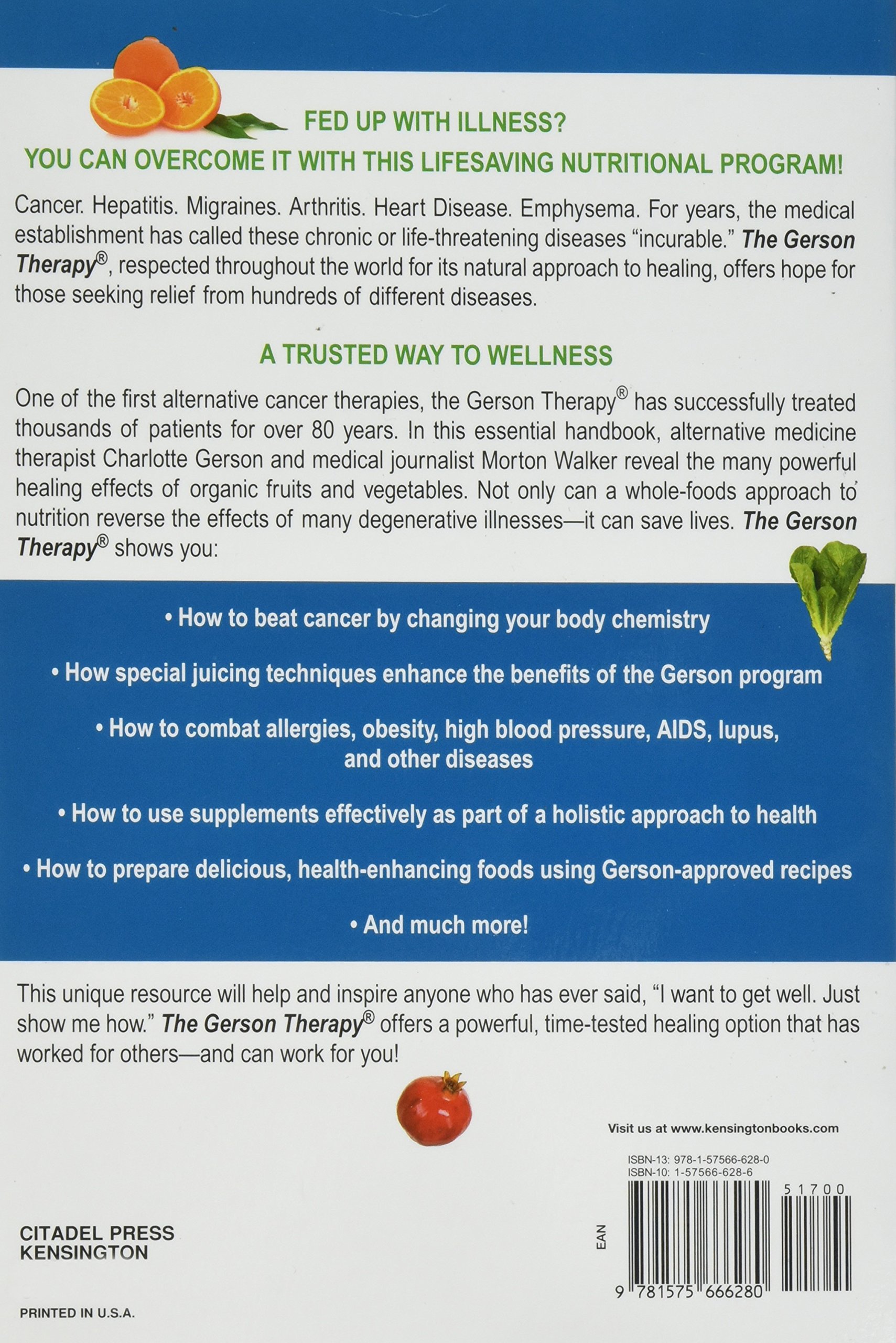 What is the Gerson diet for cancer?